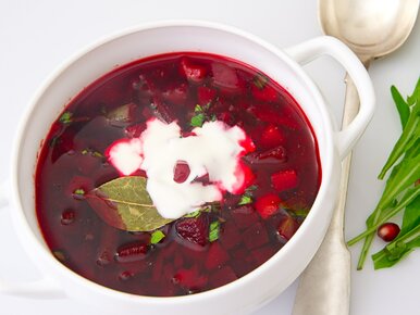 Miniatura: Barszcz ukraiński w letnim wydaniu....