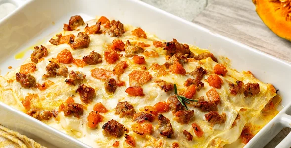Miniatura: To mój patent na jesienną lasagne. Rodzina...