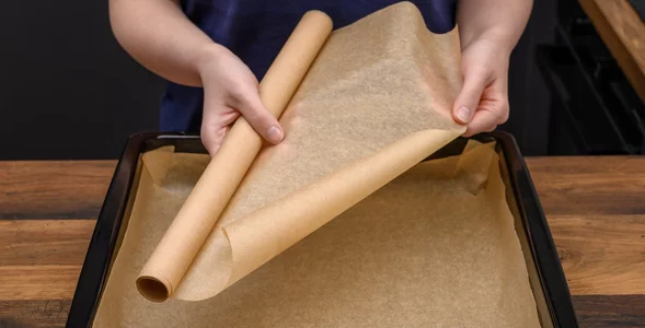 Miniatura: Robię dwie rzeczy z papierem do pieczenia....