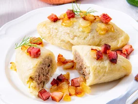 Miniatura: Kluski duże jak sterowce. Na Podlasiu...