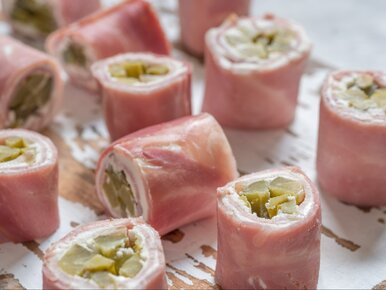 Miniatura: Z plasterków szynki i dwóch dodatków robię...