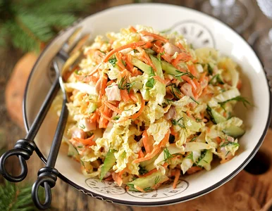 Miniatura: Tę surówkę podano na rodzinnym obiedzie i...