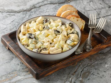 Miniatura: Zrobiłam kremową sałatkę z piersi...