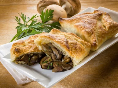 Miniatura: Strudel z pieczarkami bez czekania na...