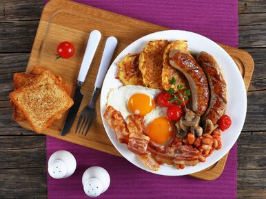 Miniatura: Angielskie śniadanie to zastrzyk energii...