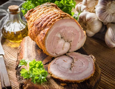 Miniatura: Ten boczek robię na każde święta. Skórka...