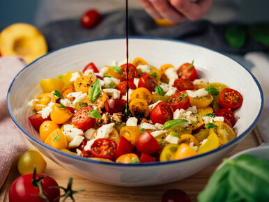 Miniatura: Robię tę sałatkę w 15 minut. Pomidory z...