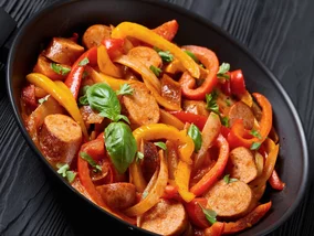 Miniatura: Wracam głodny i wrzucam to na patelnię....