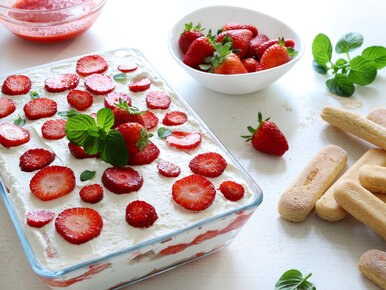 Miniatura: Truskawkowe tiramisu prosto z Włoch, ale...