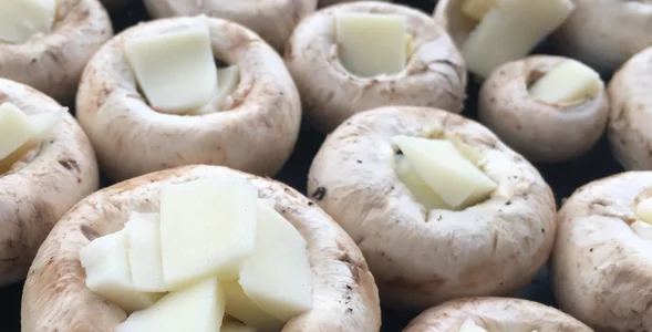 Miniatura: Najłatwiejsze pieczarki na grilla....