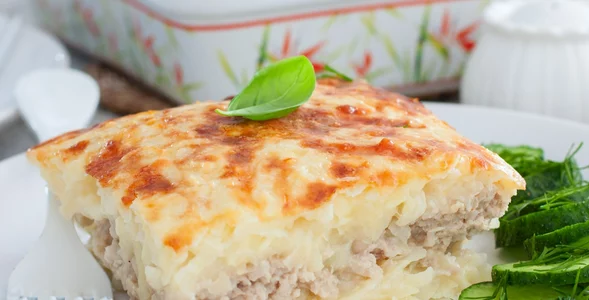 Miniatura: Sycący obiad z tartych ziemniaków i...