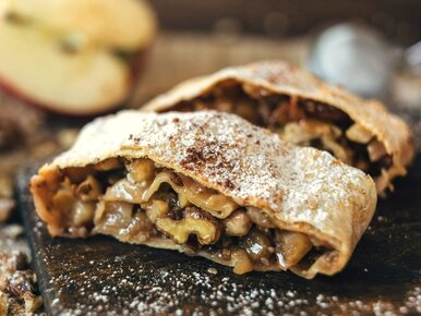 Miniatura: Mój strudel jest wypchany jabłkami i...