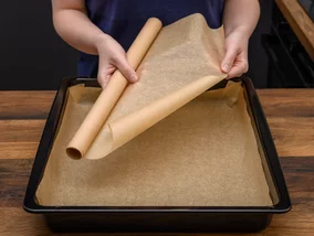 Miniatura: Robię dwie rzeczy z papierem do pieczenia....