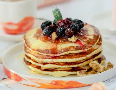 Miniatura: Pancakes są bardzo puszyste i pyszne. To...