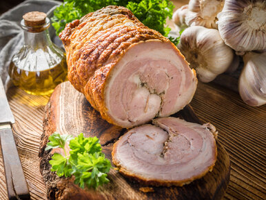 Miniatura: Ten boczek robię na każde święta. Skórka...