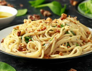 Miniatura: Ekspresowy, tani obiad z makaronu. Bez...