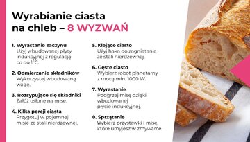 Wyrabianie ciasta &ndash; 8&nbsp;wyzwań &ndash; infografika