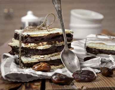 Miniatura: Wafle przekładam kremem bez cukru. Z innym...