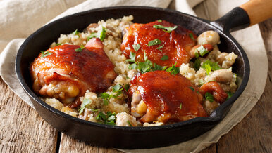 Miniatura: Nie ryż i nie ziemniaki. Udka piekę na tym...