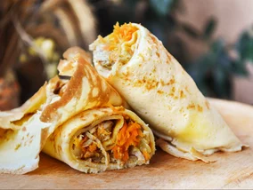 Miniatura: Smażę cienkie placki i nadziewam prostym...