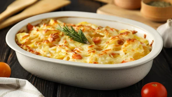 Miniatura: Ziemniaki, boczek i proste dodatki. Tyle...