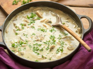 Miniatura: Do sosu pieczarkowego nie dodaję mąki, bo...