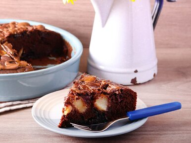 Miniatura: Mocno czekoladowe ciasto i aromatyczne...