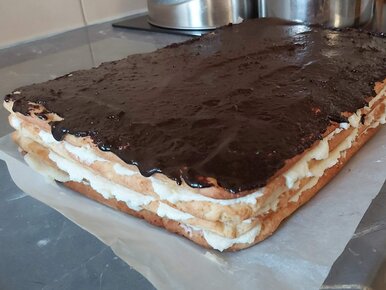 Miniatura: W chłodne dni robię Stefankę babci Gieni....