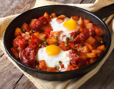 Miniatura: Żadne sadzone czy szakszuka. Hiszpańskie...