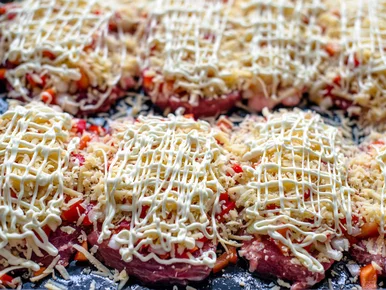 Miniatura: Nakładam na karkówkę i zapiekam. Mięso...