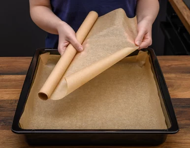 Miniatura: Robię dwie rzeczy z papierem do pieczenia....