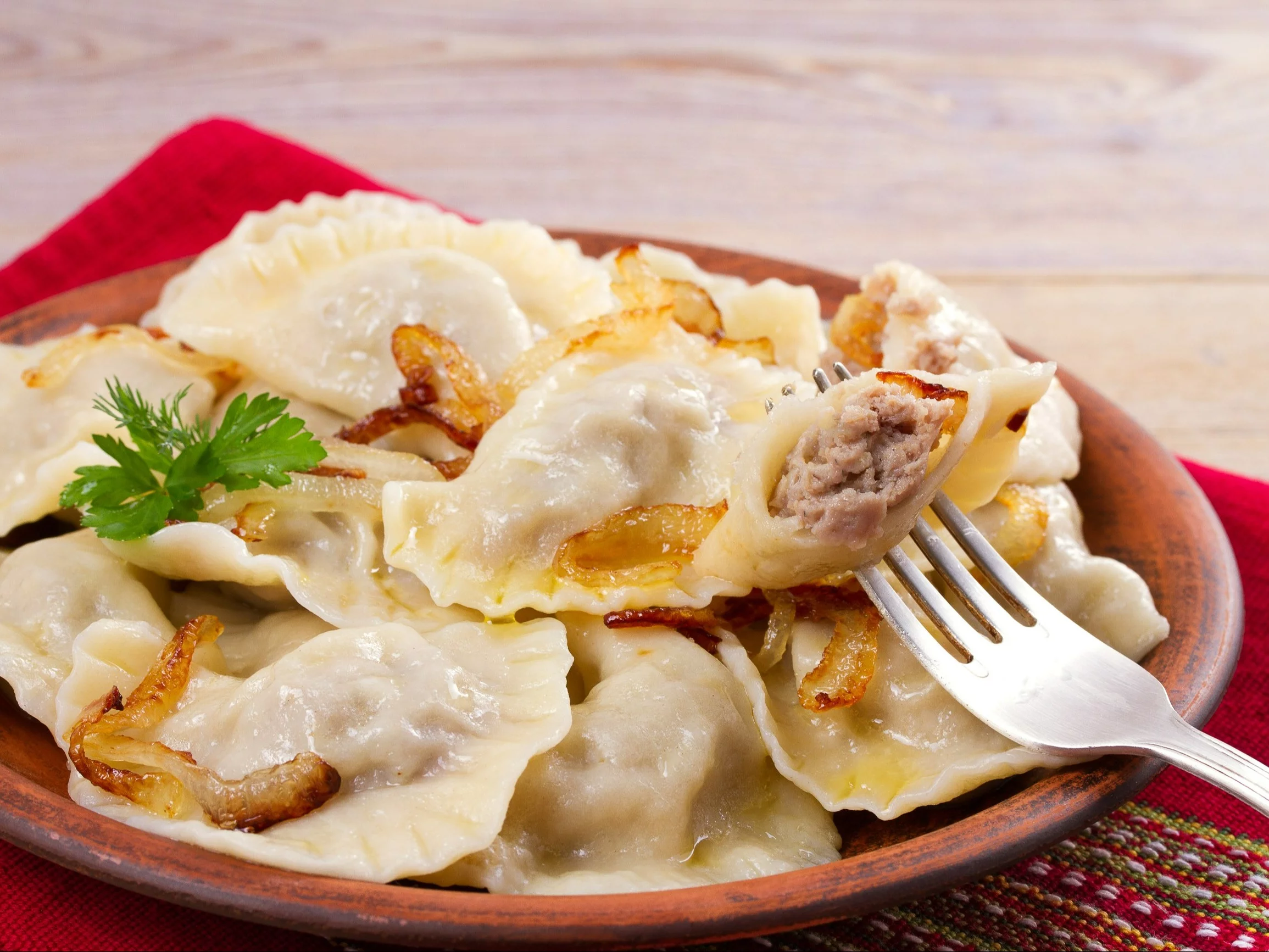 Pierogi z mięsem