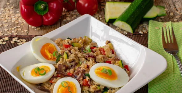 Miniatura: Zamiast cukru dodaję jajko i cukinię. To...