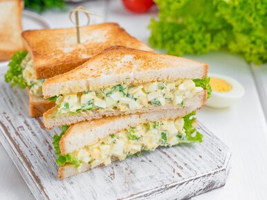 Miniatura: Ta pasta jajeczna jest idealna do kanapek...