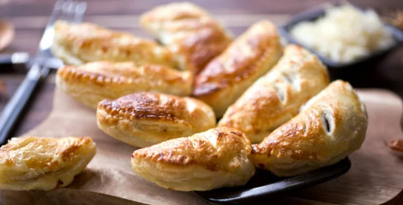 Miniatura: Z gotowego ciasta i cebuli robię wigilijne...