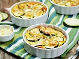 Miniatura: Biorę 2 cukinie i mozzarellę. Po 15...