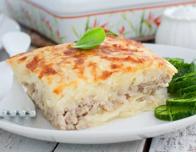 Miniatura: Sycący obiad z tartych ziemniaków i...