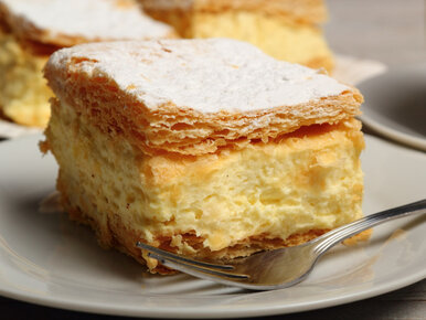 Miniatura: Robię tylko krem i dwa płaty ciasta. Ta...