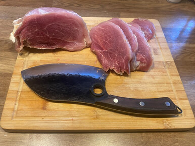 Miniatura: Wieczorem kroję mięso i wkładam do prostej...