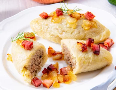 Miniatura: Kluski duże jak sterowce. Na Podlasiu...