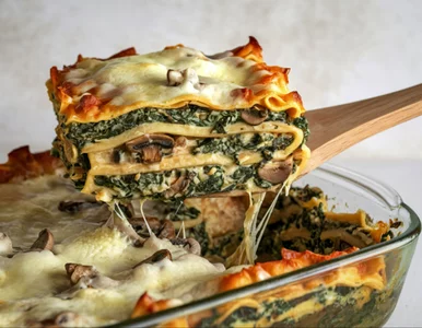 Miniatura: Tę lasagne robię bez mięsa. Jest lekka, a...
