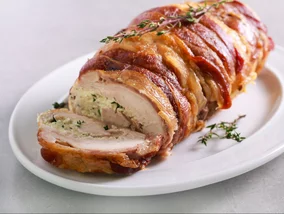 Miniatura: Roluję delikatne mięso z farszem i...