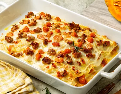 Miniatura: To mój patent na jesienną lasagne. Rodzina...
